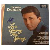 James Darren Love Among the Young signed album