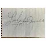 Fats Domino original autograph