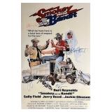 Smokey And The Bandit cast signed movie poster