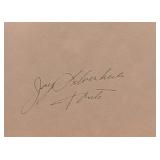 The Lone Ranger Jay Silverheels Tonto signature...