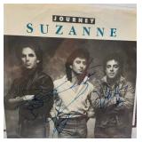 Journey Suzanne signed 45 record sleeve
