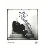 Sex Pistols Johnny Rotten John Lydon signed photo