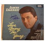 James Darren Love Among the Young signed album