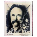 David Crosby signed photo