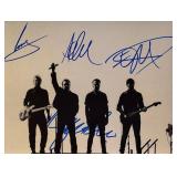 U2 band signed photo