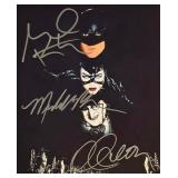 Batman Returns cast signed photo