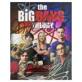 Big Bang Theory cast signed photo