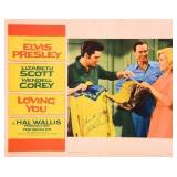 Elvis Presley signed lobby card