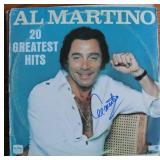 Al Martino signed 20 Greatest Hits album