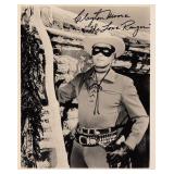 The Lone Ranger Clayton Moore signed promo photo