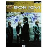 Bon Jovi signed music book