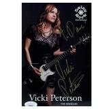 Vicki Peterson The Bangles Signed 5.5x8.5...