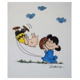 Charles Schulz Charlie Brown & Lucy original...