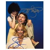 Three's Company cast signed photo