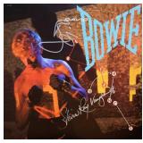 David Bowie & Stevie Ray Vaughan signed Letï¿½s...