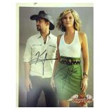 Sugarland band signed photo