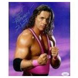 WWF WWE Wrestler Bret The Hitman Hart Signed Photo