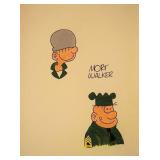 Mort Walker drawn and signed sketch