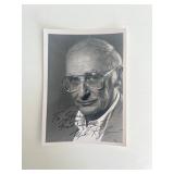 Newspaper columnist Mike Royko signed photo