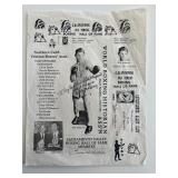 Boxer Billy Mahoney signed print