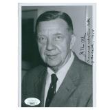 Space Scientist James Van Allen Signed Photo