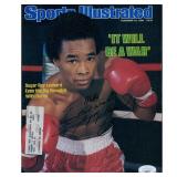 Sugar Ray Leonard Signed Sports Illustrated...