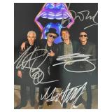 Rolling Stones band signed photo