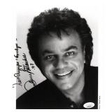 Singer Johnny Mathis Signed Photo JSA