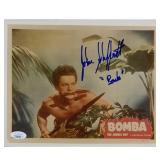 Bomba The Jungle Boy Johnny Sheffield Signed...