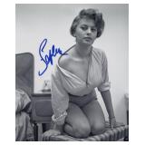 Boy On A Dolphin Sophia Loren Signed Photo