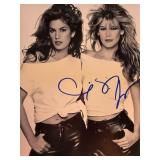 Supermodel Claudia Schiffer signed photo