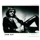 Steppenwolf John Kay Signed Photo JSA