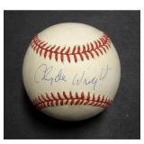 California AngelsClyde Wright Signed Official...