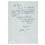 Marx Brothers Actor Allan Jones Signed 6x9 Hand...