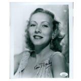 Scarface Karen Morley Signed Photo JSA