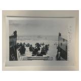 WWII Doyle Jolly Beach Landing signed photo