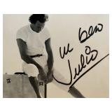 Singer Julio Iglesias signed photo