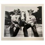 Mouseketeers Spin and Marty signed photo