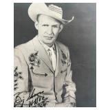 The Lone Cowboy Big Slim signed photo