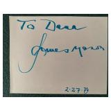 North By Northwest James Mason signed note