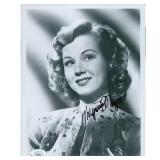 Virginia Mayo Actress Signed 8x10 Glossy Photo JSA