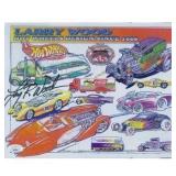 Hot Wheels Toy Designer Larry Wood Signed Photo JS