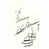 LeRoy Neiman signed sketch
