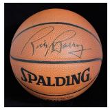 Golden State Warrior Rick Barry Signed Basketball
