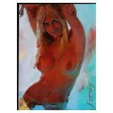 Playboy Playmate Liv Lindeland Trading Card Artist