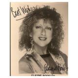 Comedian Elayne Boosler signed photo