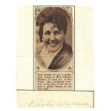 Peaches Wallace Signed Photograph
