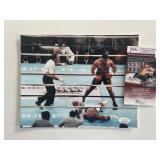 Michael Spinks signed photo. JSA