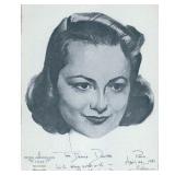 Gone with the Wind Olivia de Havilland Signed 8x10