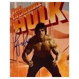 Incredible Hulk Lou Ferrigno signed photo